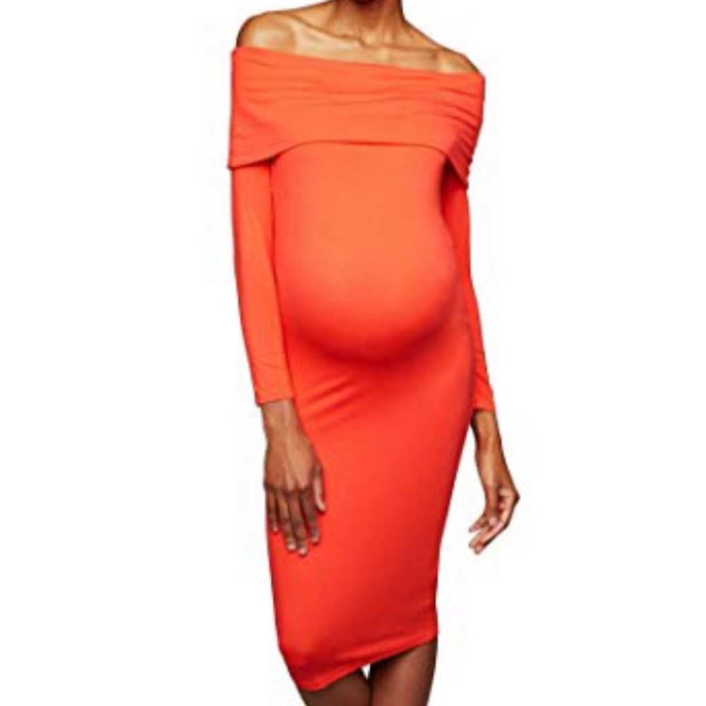 A Pea in the Pod maternity midi dress